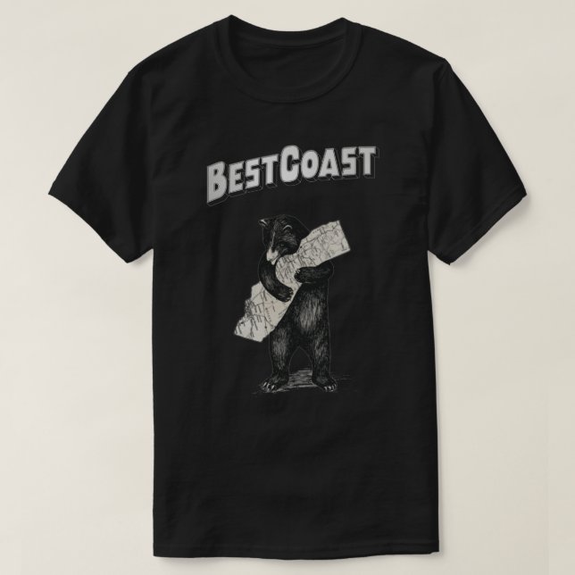 T-shirt classique Best Coast Bear (Design devant)