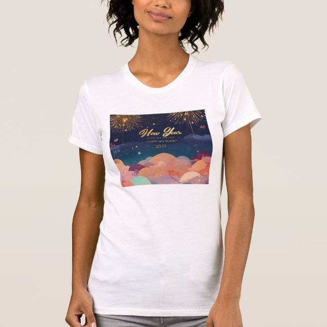 T-shirt Classique Bonne Année 2025 (Devant)