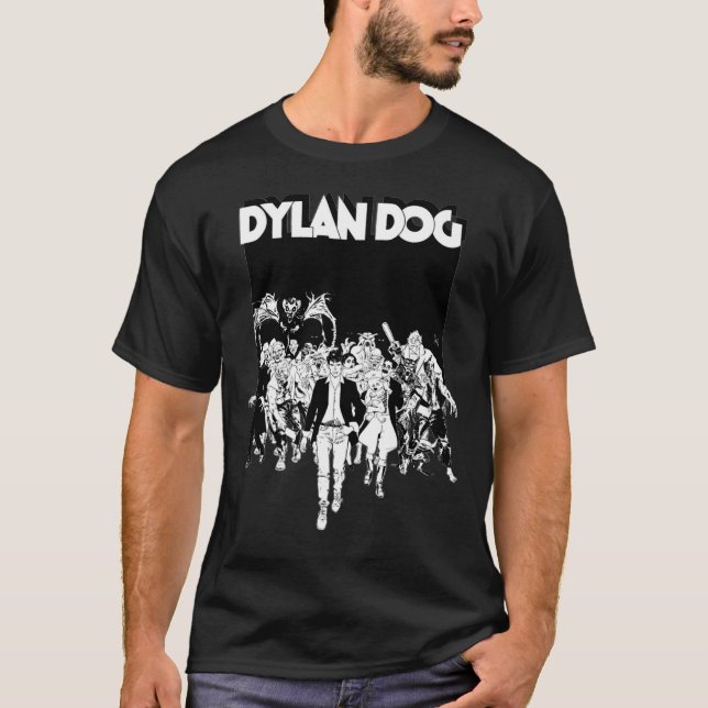 T-shirt classique Chien Dylan (Devant)