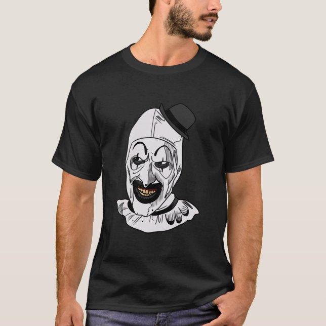 T-shirt classique clown Terrifier (Devant)