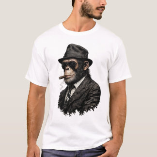 T-Shirt Classique Costume de Singe – Design de Sty