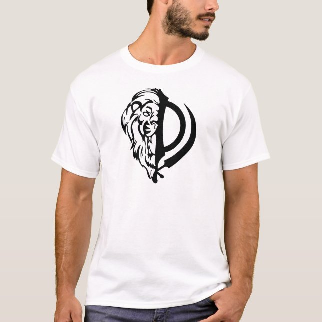 T-shirt Classique de Khanda de lion (Devant)