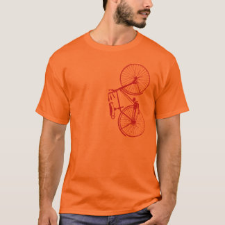 T-shirt classique de la bicyclette des hommes
