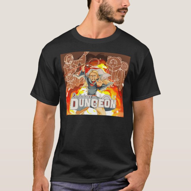 T-shirt classique de la Chemise Meshi Dungeon (Devant)