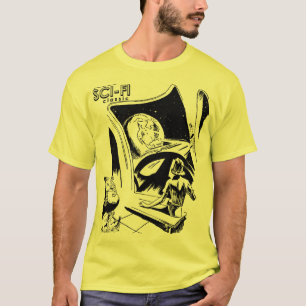 T-Shirt Classique de la SCI-FI des Années 1950