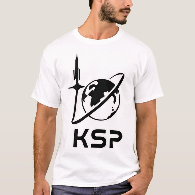T-shirt classique de l'Agence spatiale KSP (Devant)