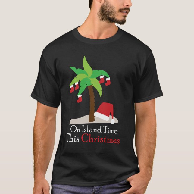 T-shirt classique de l'île Christmas (Devant)