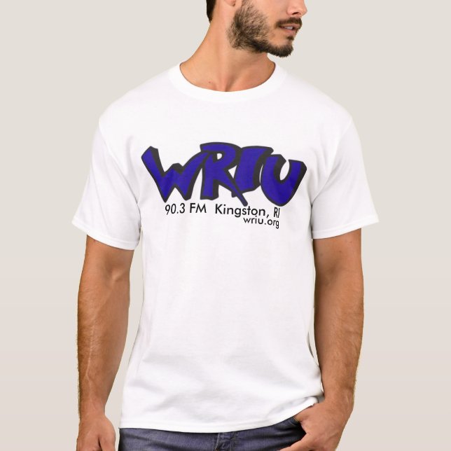 T-shirt classique de logo de WRIU (Devant)