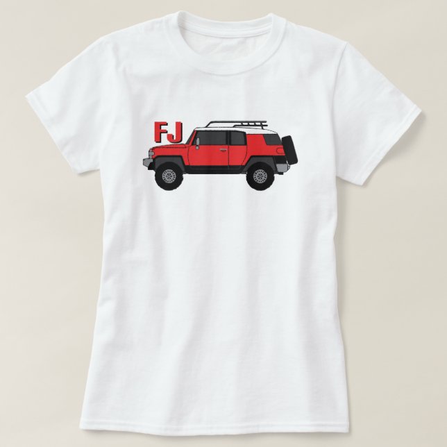 T-SHIRT CLASSIQUE DE SUV DE CROISEUR DE TOYOTA FJ (Design devant)