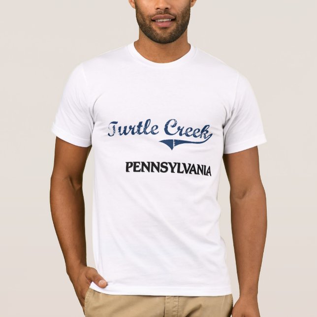 T-shirt Classique de ville de la Pennsylvanie de crique de (Devant)