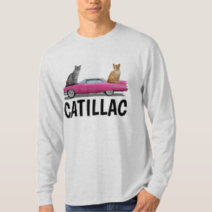 T-Shirt CLASSIQUE DE VOITURE STYLE CADDY ROSE CAT