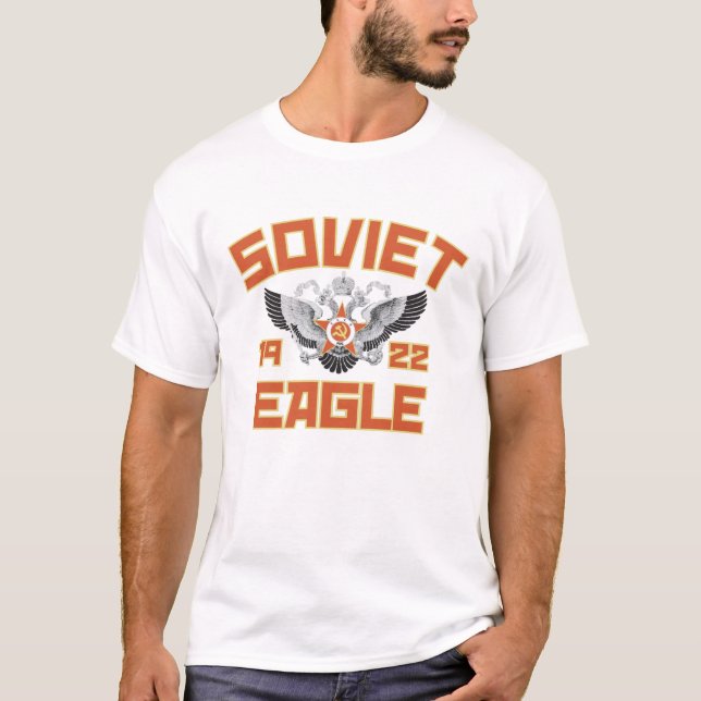 T-shirt Classique d'Eagle de Soviétique (Devant)