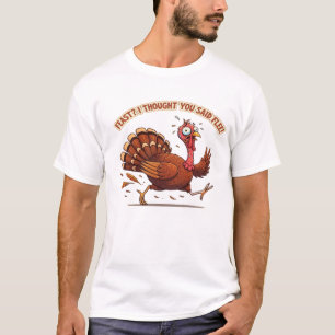 T-shirt classique drôle d'Action de grâce de dindo