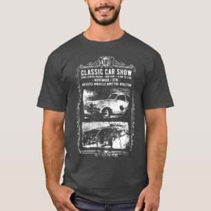 T-shirt classique du spectacle de voiture