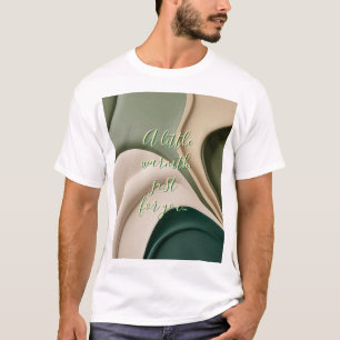 T-shirt classique en graphisme abstrait