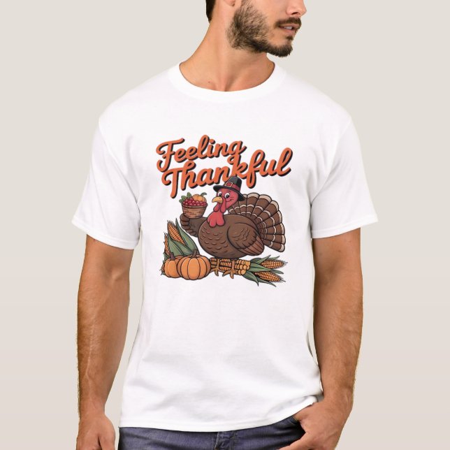 T-shirt classique Feeling thankful (Devant)