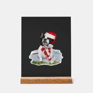T-shirt classique French Bulldog Noël Jour Fêtes C