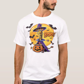 T-shirt classique Giraffe Boo Halloween_7