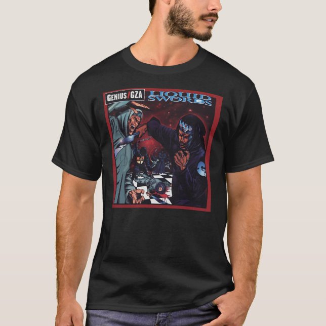 T-shirt classique GZA en épée liquide (Devant)