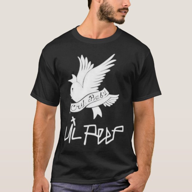 T-shirt classique Lil Peep Cry Baby (Devant)