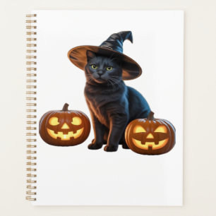 T-Shirt Classique Magie Chat Noir Halloween