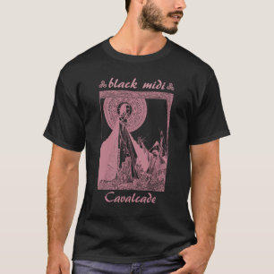 T-shirt classique Midi Cavalcade noir2