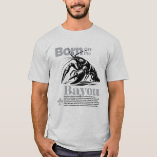 T-shirt Classique Né sur les Vibes Bayou Cajun