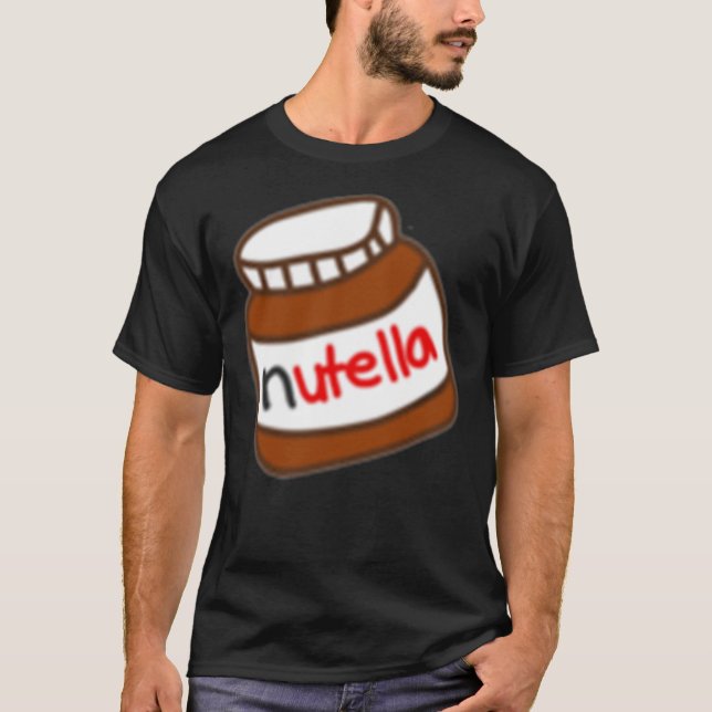 T-shirt classique nutella de dessin animé (Devant)