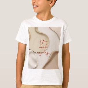 T-shirt classique pour enfants en graphisme élégan