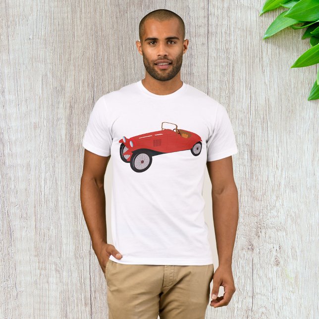 T-Shirt classique pour hommes voitures rouges (Créateur téléchargé)