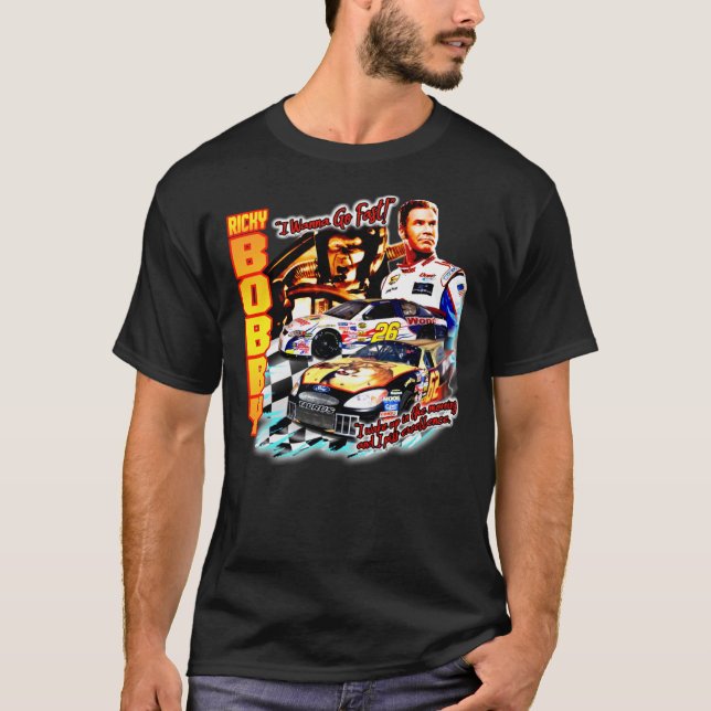 T-shirt classique Ricky Bobby Racing (Devant)