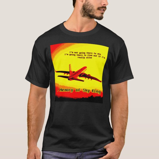T-shirt classique RIP Sky King (Devant)