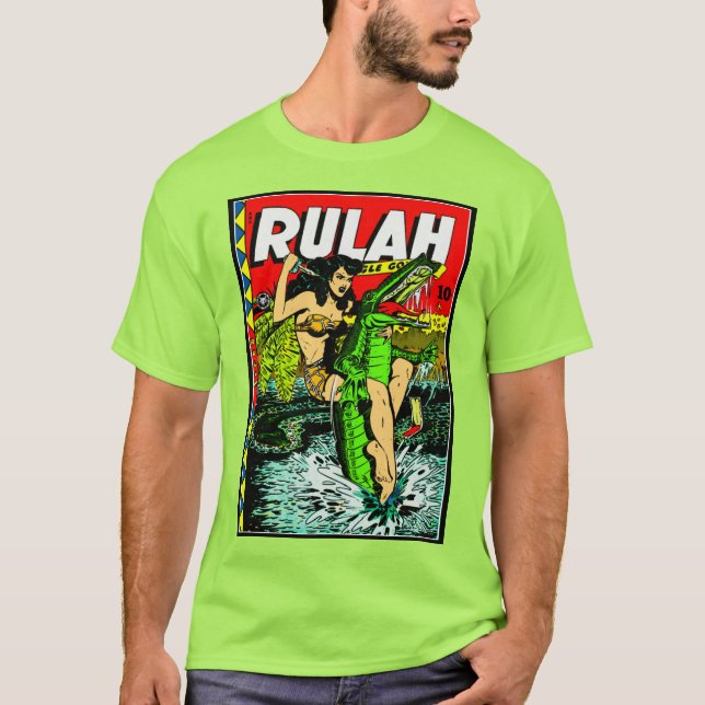 T-shirt classique RULAH Comics des années 1940 (Devant)