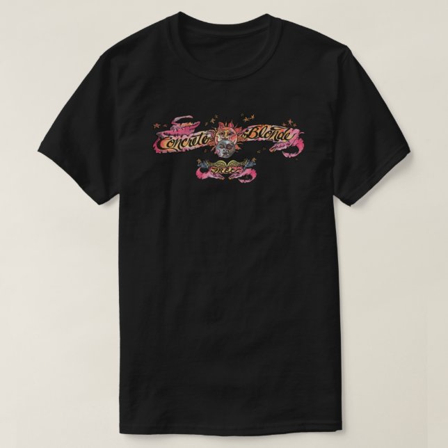T-shirt classique sans blonde en béton (Design devant)