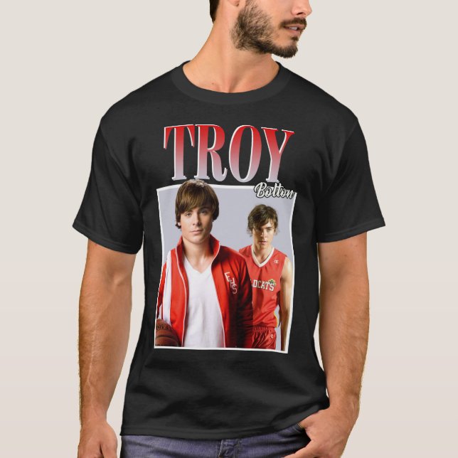 T-shirt classique Troy Bolton (Devant)