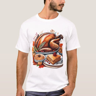 T-Shirt Classique Une Table Pleine de Gratitude