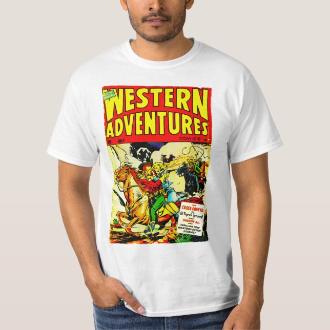 T-shirt classique Western Adventures (Devant)