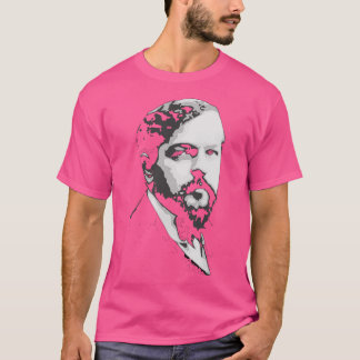 T-shirt Claude Debussy noir et blanc