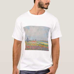 T-shirt Claude Monet - Champs de tulipe près de La Haye