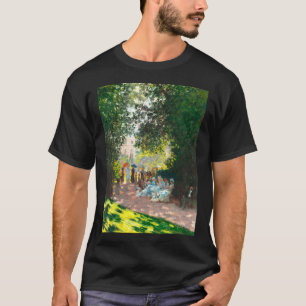 T-shirt Claude Monet Fille au ChienMonet