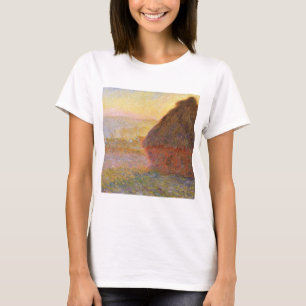 T-shirt Claude Monet Impressionniste Peinture Graystaks I