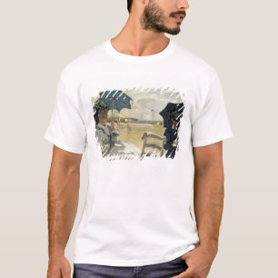 T-shirt Claude Monet   la plage chez Trouville, 1870
