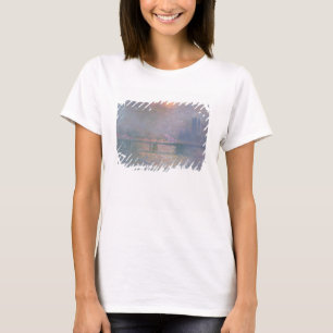 T-shirt Claude Monet   la Tamise avec la croix de Charing
