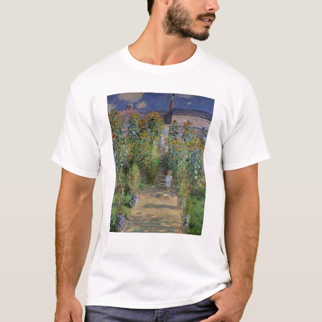 T-shirt Claude Monet | Le jardin de l'artiste à Vetheuil (Devant)