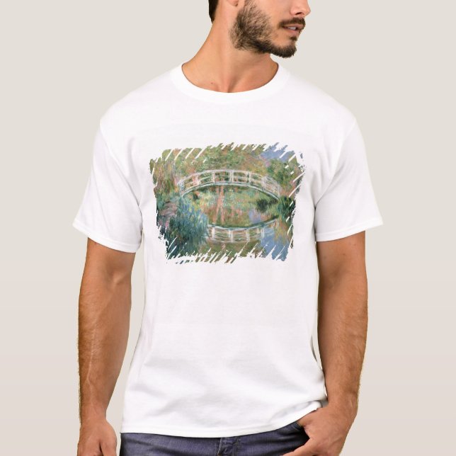 T-shirt Claude Monet | le pont japonais, Giverny (Devant)