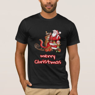 T-shirt Clause du Père Noël répandant l'amour pour la p