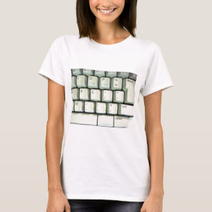 T-shirt Clavier de machine à écrire