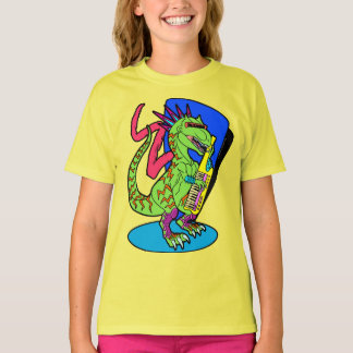 T-shirt Clavier Dinosaure Du Parti