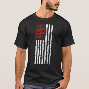 T-shirt Clay Cible Tir Usa Indicateur Retro Tir Tir Fl