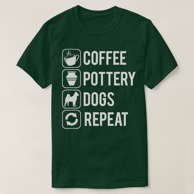 T-shirt Clay Handmade Ceramics Artist (Design devant)